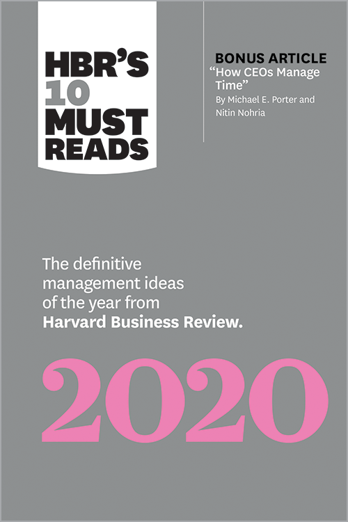 Picture of HBR's 10 Must Reads 2020: The Definitive Management Ideas of the Year from Harvard Business Review by Harvard Business Review (Paperback)
