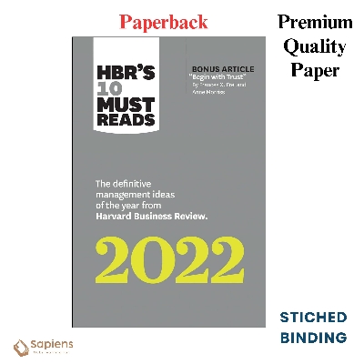 Picture of HBR's 10 Must Reads 2022: The Definitive Management Ideas of the Year from Harvard Business Review by Harvard Business Review (Paperback)