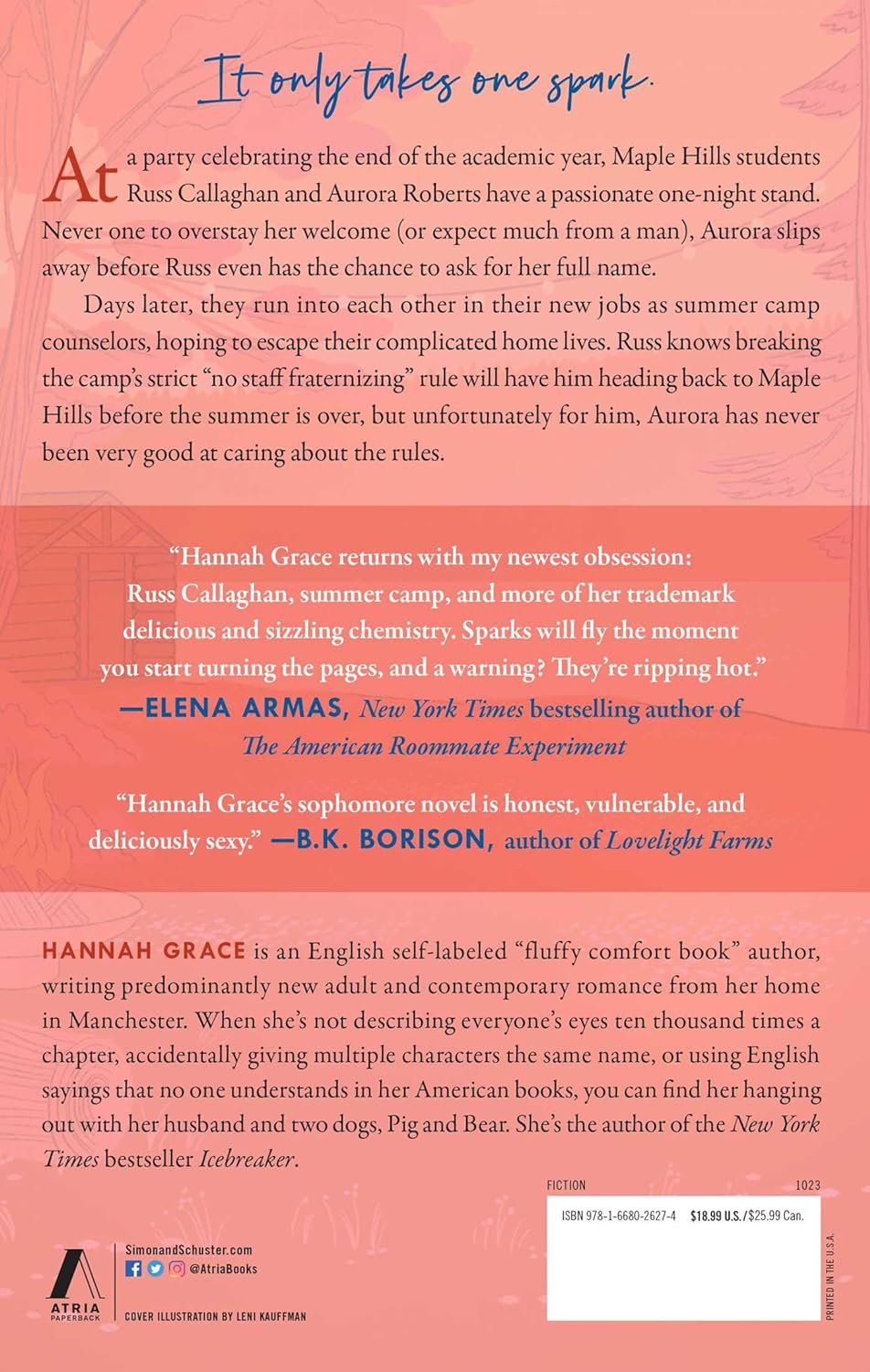 Picture of Wildfire: A Novel (The Maple Hills Series) by Hannah Grace (Paperback)