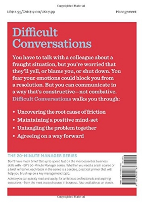 Picture of Difficult Conversations (HBR 20-Minute Manager Series) by Harvard Business Review (Paperback)
