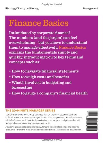 Picture of Finance Basics (HBR 20-Minute Manager Series) by Harvard Business Review (Paperback)
