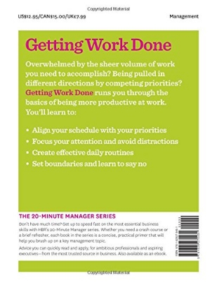 Picture of Getting Work Done (HBR 20-Minute Manager Series) by Harvard Business Review (Paperback)