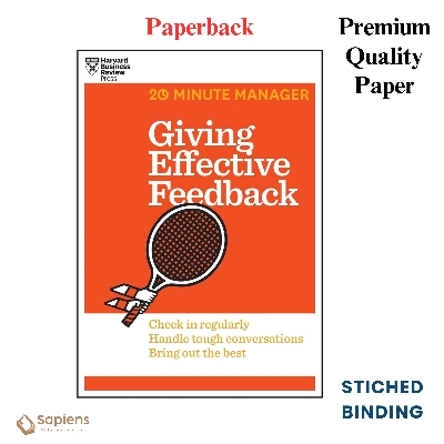 Picture of Giving Effective Feedback (HBR 20-Minute Manager Series) by Harvard Business Review (Paperback)