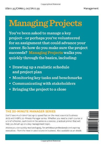 Picture of Managing Projects (HBR 20-Minute Manager Series) by Harvard Business Review (Paperback)