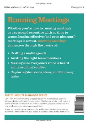 Picture of Running Meetings (HBR 20-Minute Manager Series) by Harvard Business Review (Paperback)