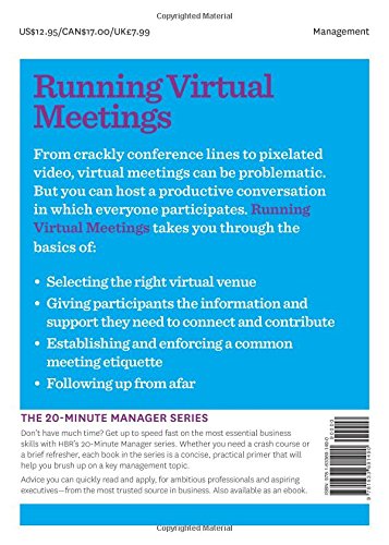 Picture of Running Virtual Meetings (HBR 20-Minute Manager Series) by Harvard Business Review (Paperback)
