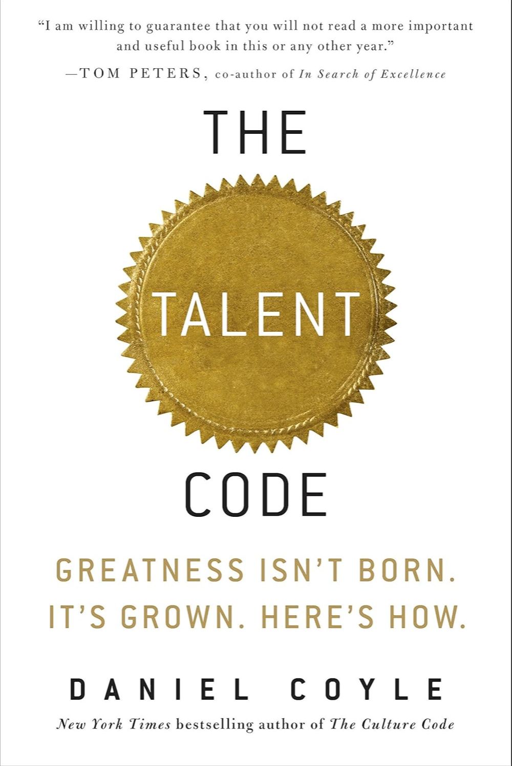 Picture of The Talent Code: Greatness Isn't Born. It's Grown. Here's How by Daniel Coyle (Paperback)