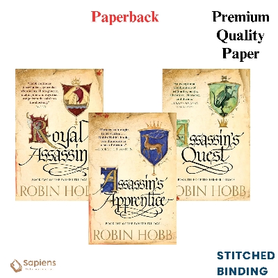 Picture of The Farseer Trilogy (Assassin’s Apprentice, Royal Assassin, Assassin’s Quest) by Robin Hobb (Paperback)