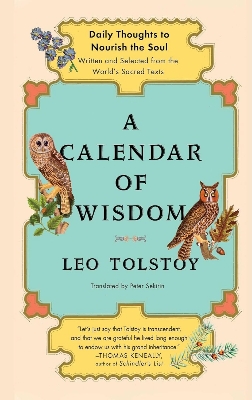 Picture of A Calendar of Wisdom by Leo Tolstoy (Paperback)
