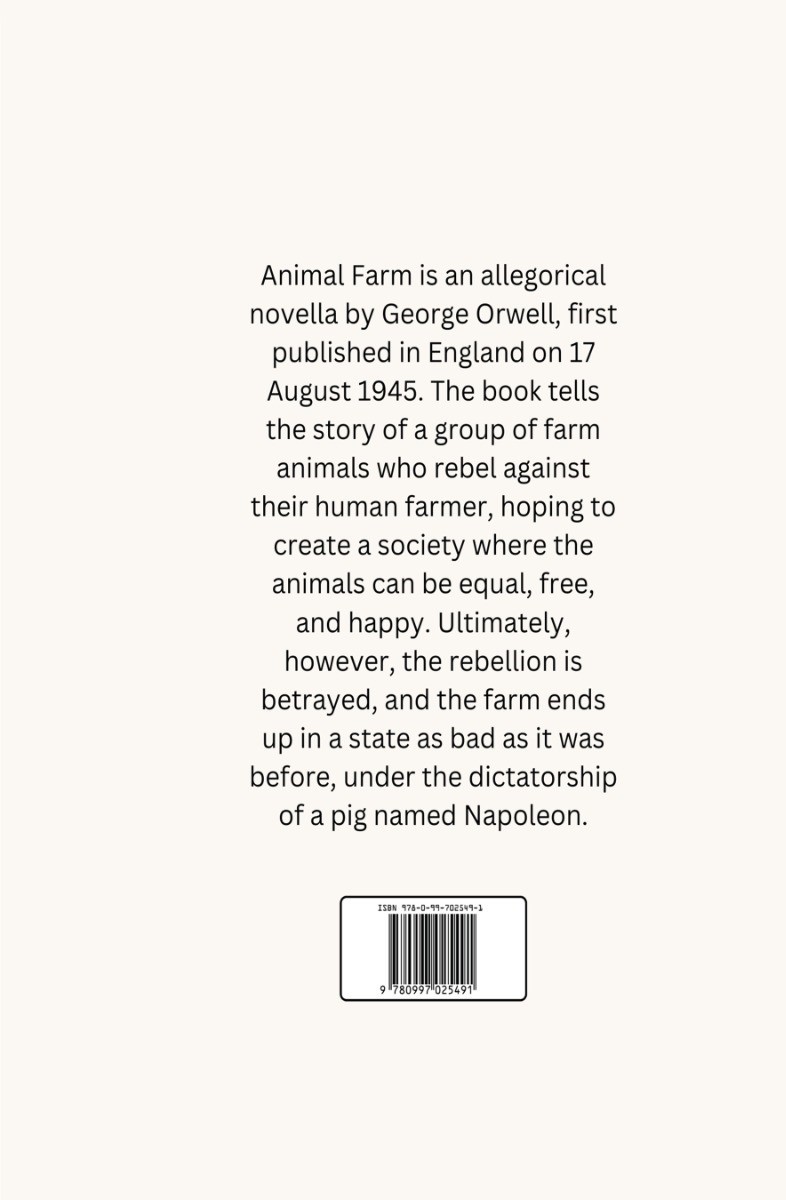 Picture of Animal Farm by George Orwell - Premium - Paperback