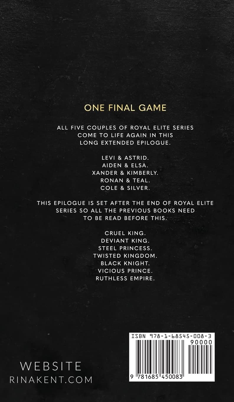 Picture of Royal Elite Epilogue (Royal Elite, #7) by Rina Kent (Paperback)