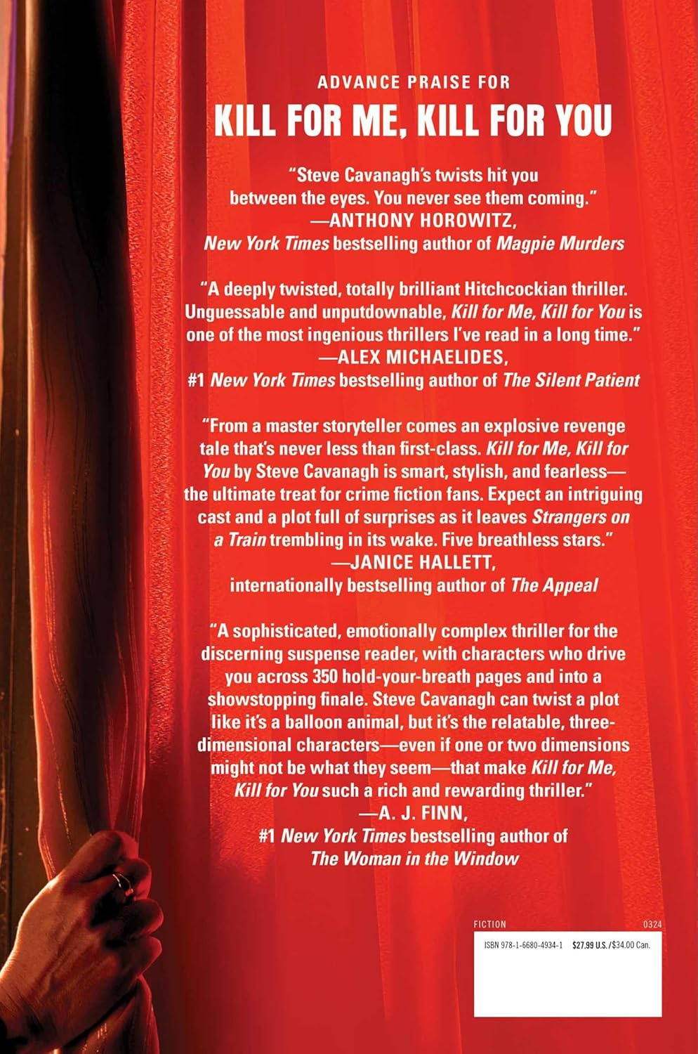 Picture of Kill for Me, Kill for You by Steve Cavanagh (Paperback)