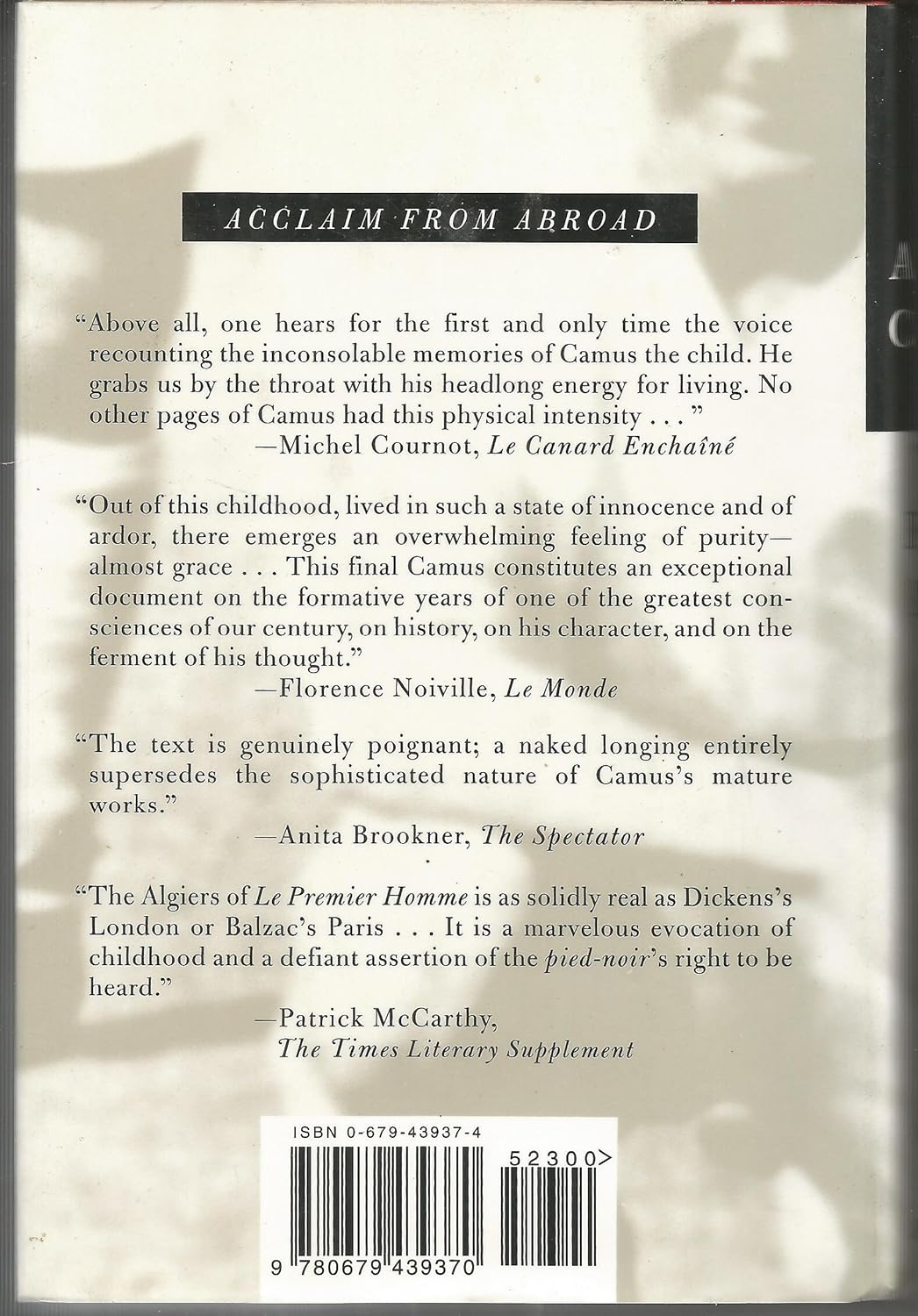 Picture of The First Man by Albert Camus