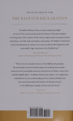 Picture of The Balfour Declaration: The Origins of the Arab-Israeli Conflict by Jonathan Schneer (Paperback)