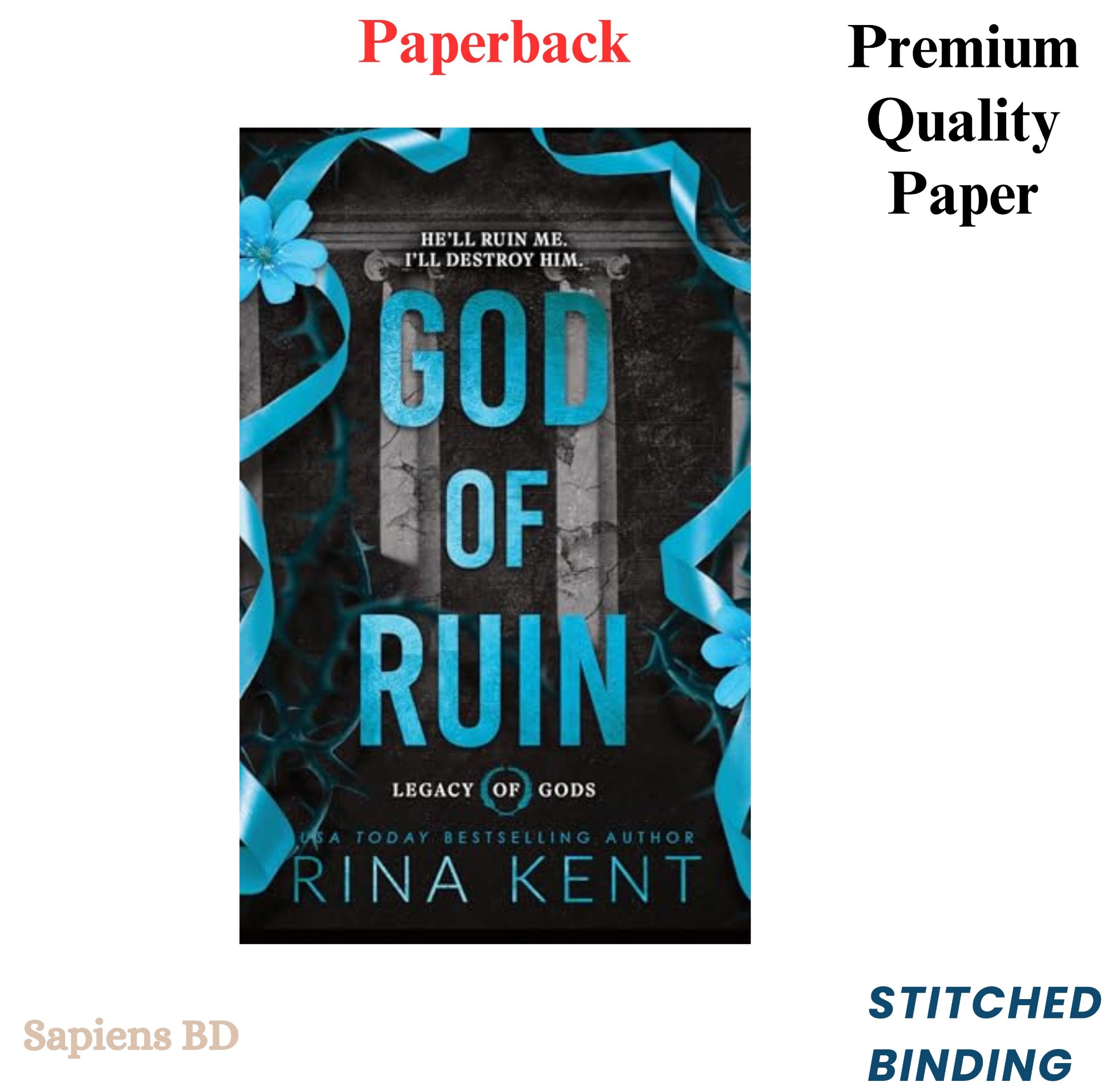 Picture of God of Ruin (Legacy of Gods #4) by Rina Kent (Paperback)