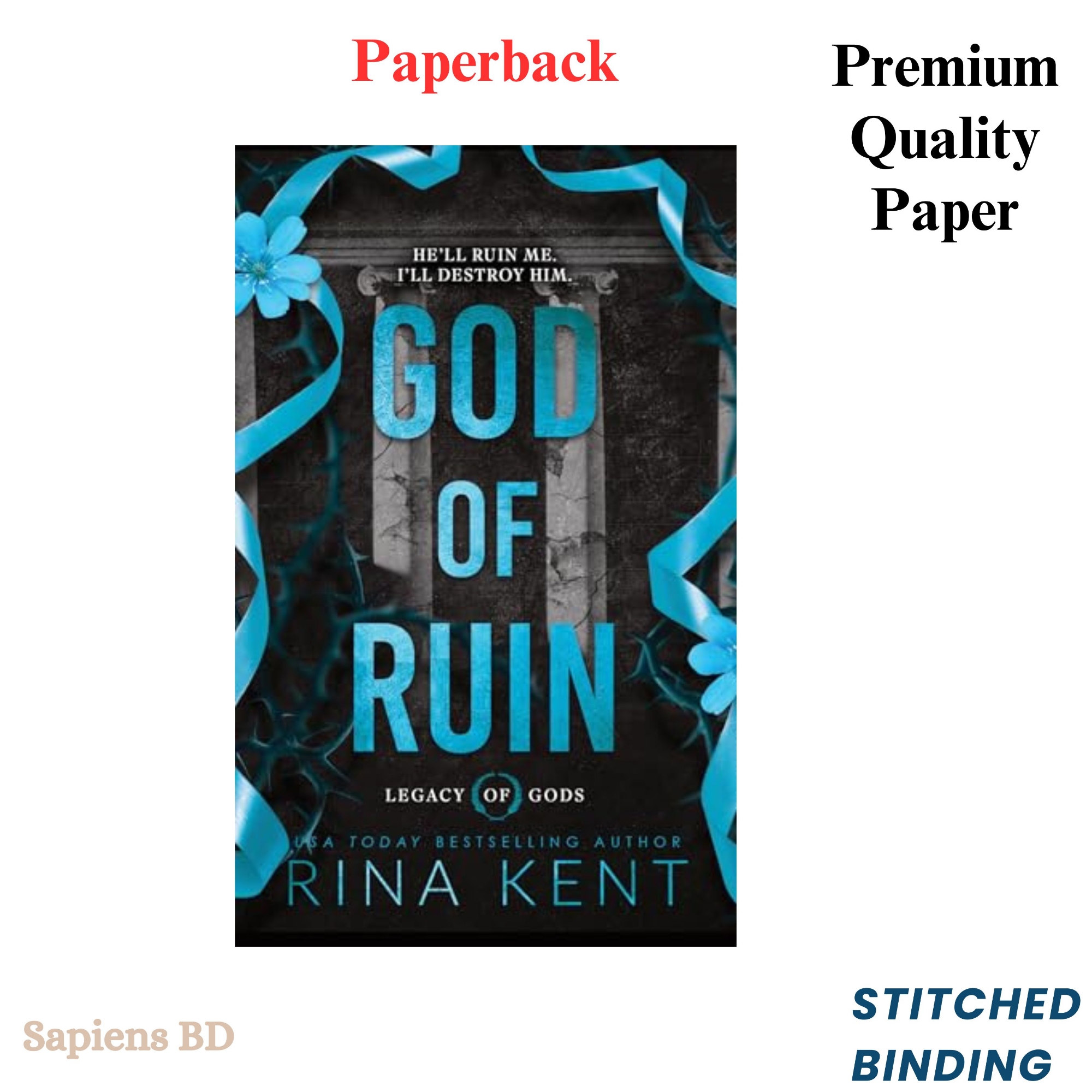 Picture of God of Ruin (Legacy of Gods #4) by Rina Kent (Paperback)