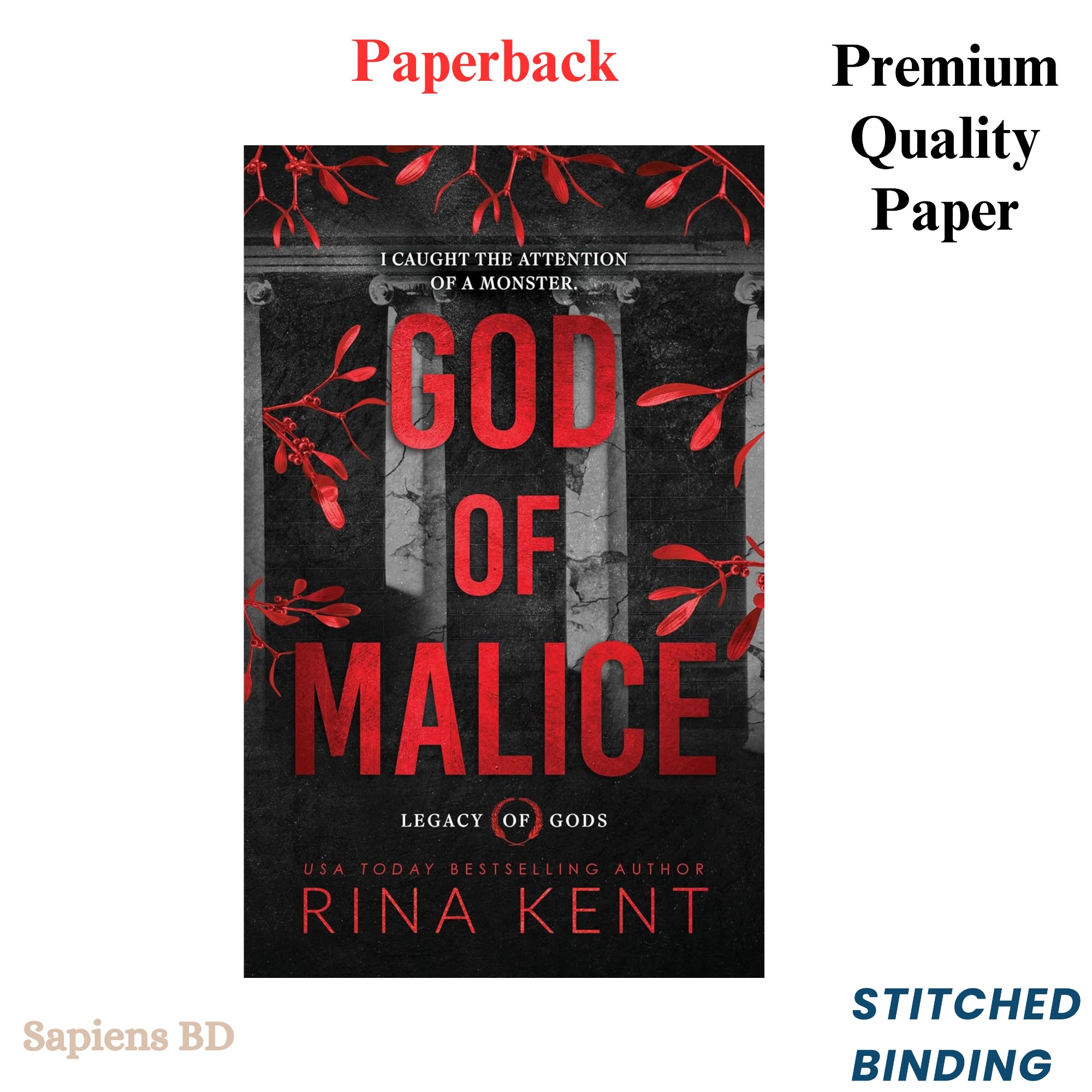 Picture of God of Malice (Legacy of Gods #1) by Rina Kent (Paperback)