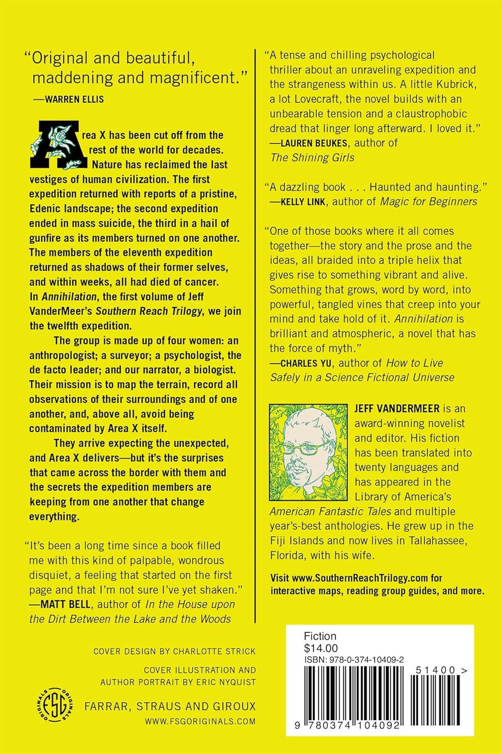 Picture of Annihilation by Jeff VanderMeer - Premium-Paperback