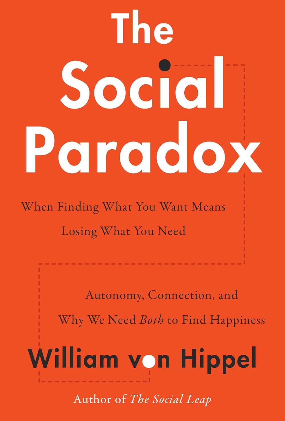 Picture of The Social Paradox: Autonomy, Connection, and Why We Need Both to Find Happiness by William von Hippel (Paperback)