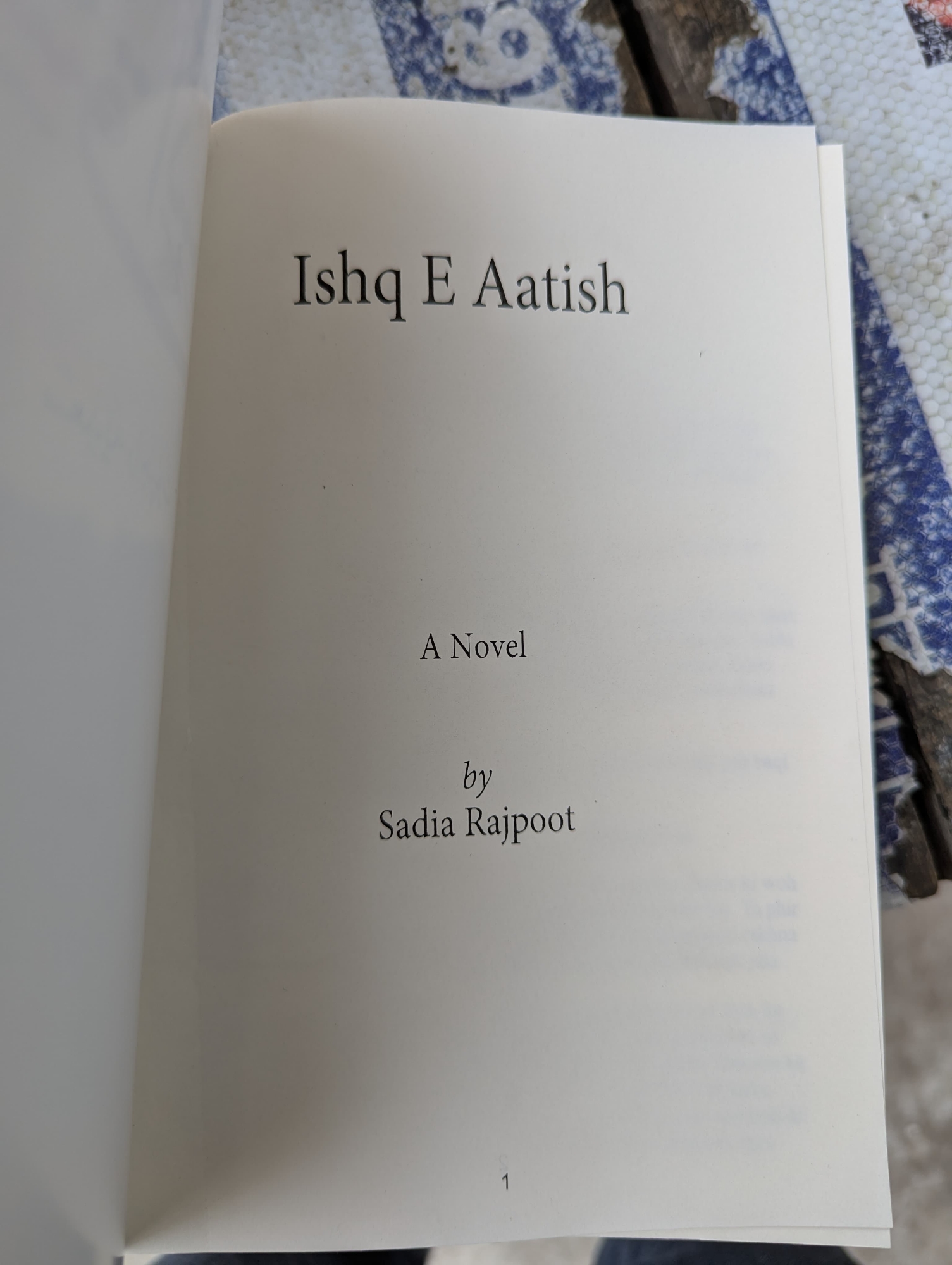 Picture of Ishq e Aatish by Sadia Rajpoot (Premium Quality Paperback) (Roman Urdu)