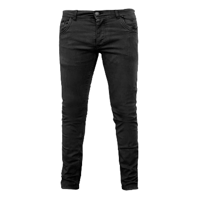 Picture of Export quality black pant for men new collection 2025 | Stretch jeans pant for men black color - Denim pant for men