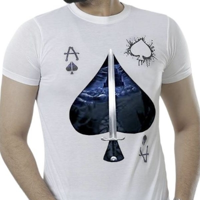 Picture of Printed white tshirt for men new 2024 brand stylish | 100% cotton t shirt for men high quality white | Export quality t shirt for men white