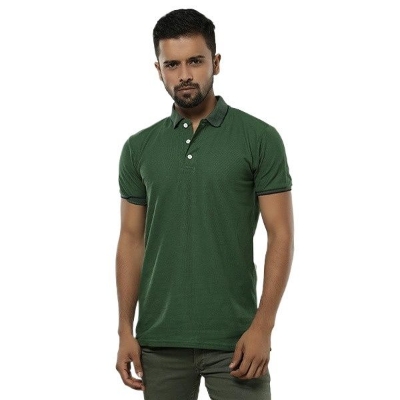 Picture of Olive colour polo t shirt for men | Premium polo t shirt for men new 2024 brand |  Export quality polo tshirt collection for men 2024