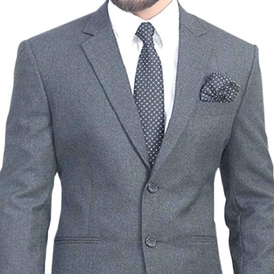 Picture of Gray blazer for men brand | High quality formal blazer for men | Ash blazer for men stylish