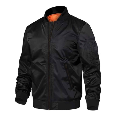 Picture of Black jacket for men 2024 new collection | Double part black jacket for men high quality | Biker jacket collection