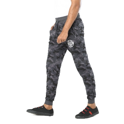Picture of Camo printed Joggers for men | Printed joggers for men new collection 2024 | Stylish joggers for men high quality double