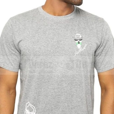 Picture of Half sleeve gray tshirt for men new collection 2024 stylist | Soft cotton tshirt for men export quality | Gray tshirt for men full sleeve