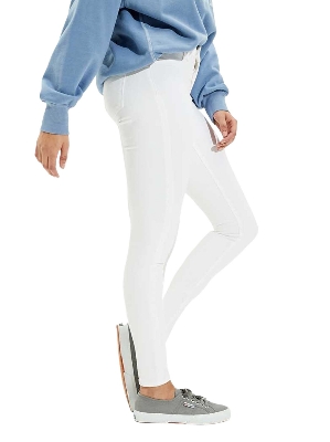 Picture of Export quality pant for women new collection 2024 | Pant for women cotton | White pant for women stylish jins