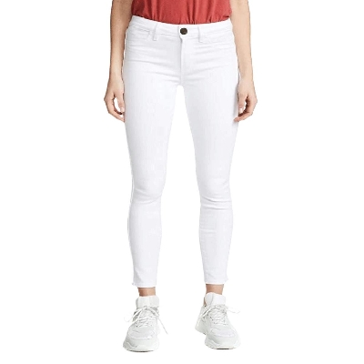 Picture of Export quality white pant for women stylish jins stretch and soft | White denim jeans pant for women | Pant for women at low price