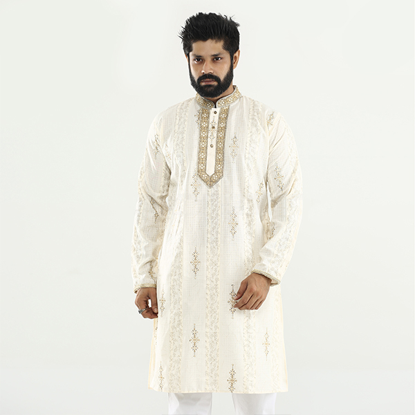 Picture of Premium quality wedding panjabi for men | Indian panjabi for men new collection 2024