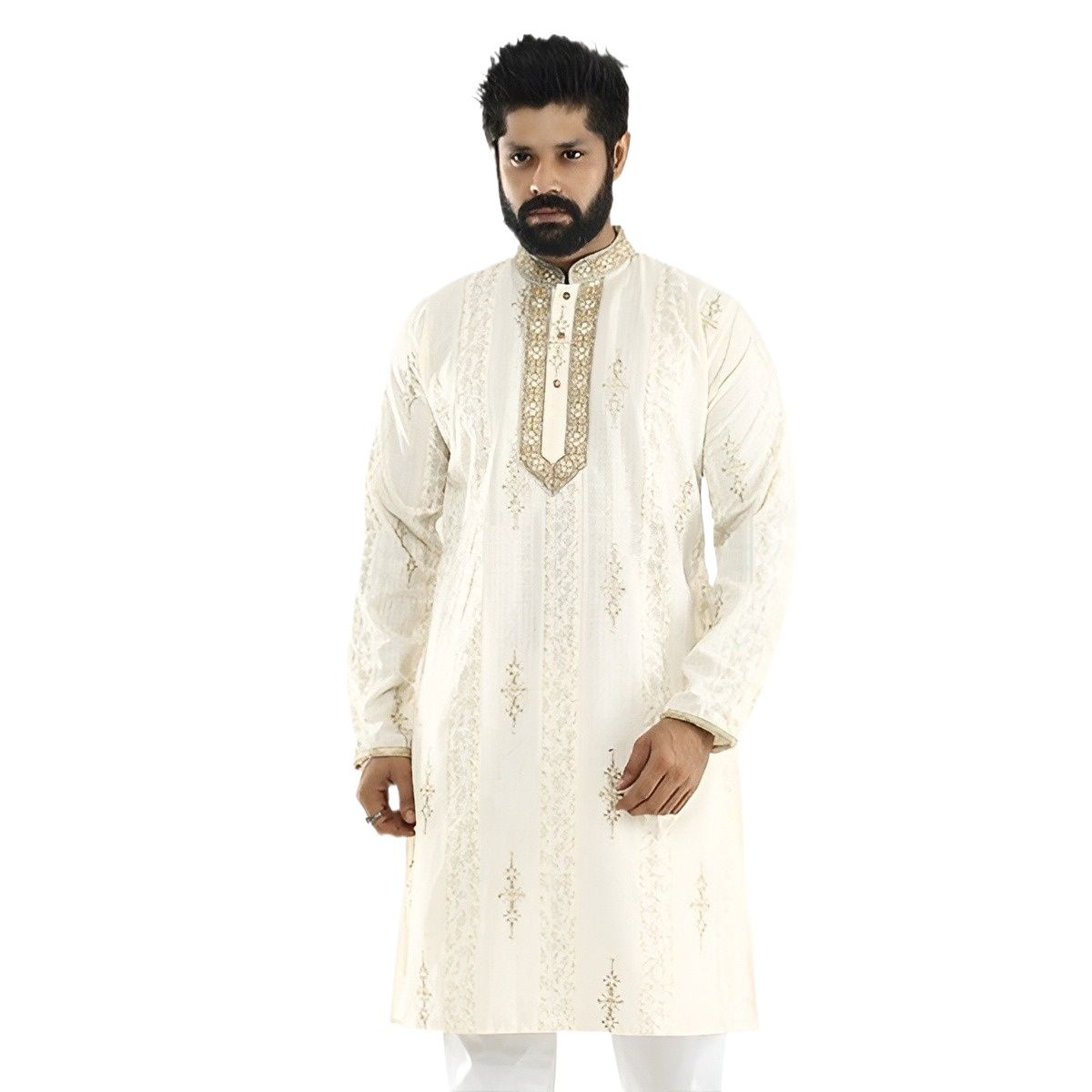 Picture of Premium quality wedding panjabi for men | Indian panjabi for men new collection 2024
