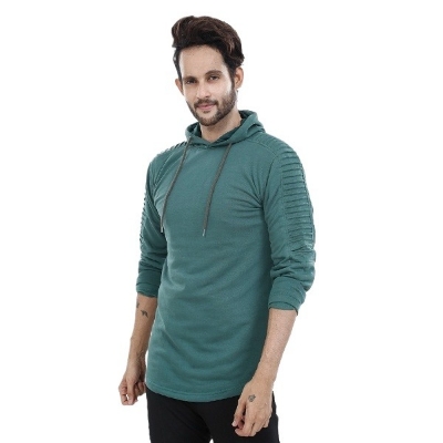 Picture of Olive winter hoodie  for men new collection 2024 | Full sleeve olive export quality hoodie for men stylish