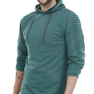 Picture of Olive winter hoodie  for men new collection 2024 | Full sleeve olive export quality hoodie for men stylish