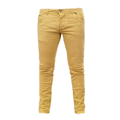 Picture of Export quality pant for men stylish brand denim | Denim pant for men high quality | Light yellow pant for men | Pant for men new collection 2024