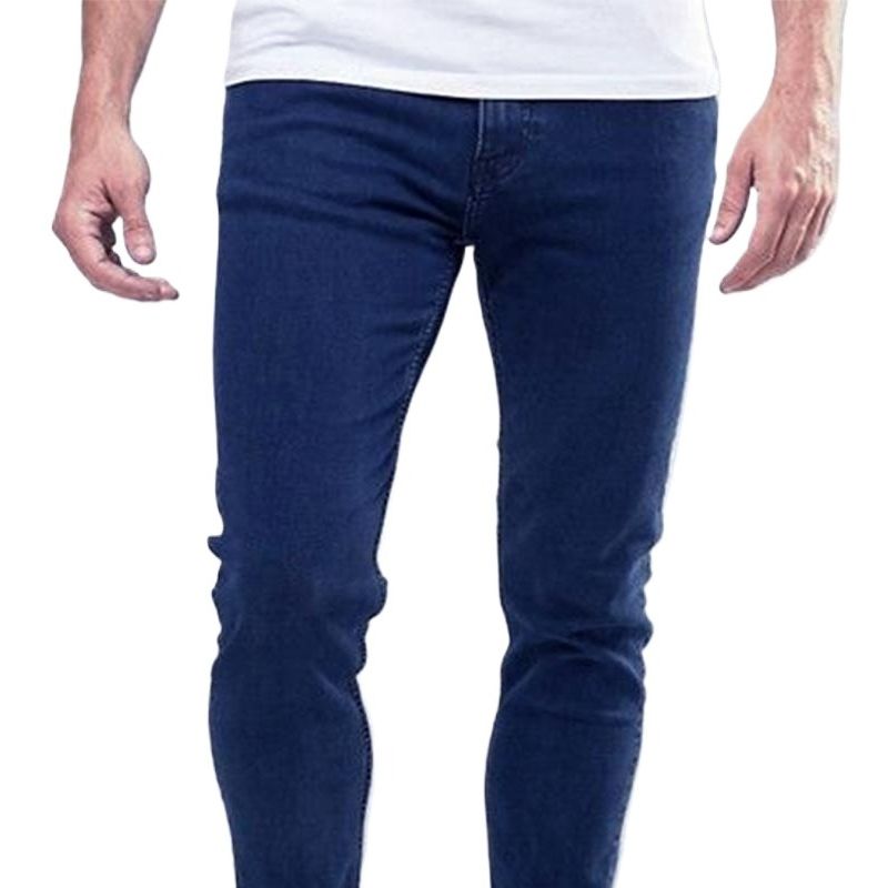 Picture of Jeans pant for men stylish 2024 new | Blue jeans pant for men | Navy blue pant for men high quality