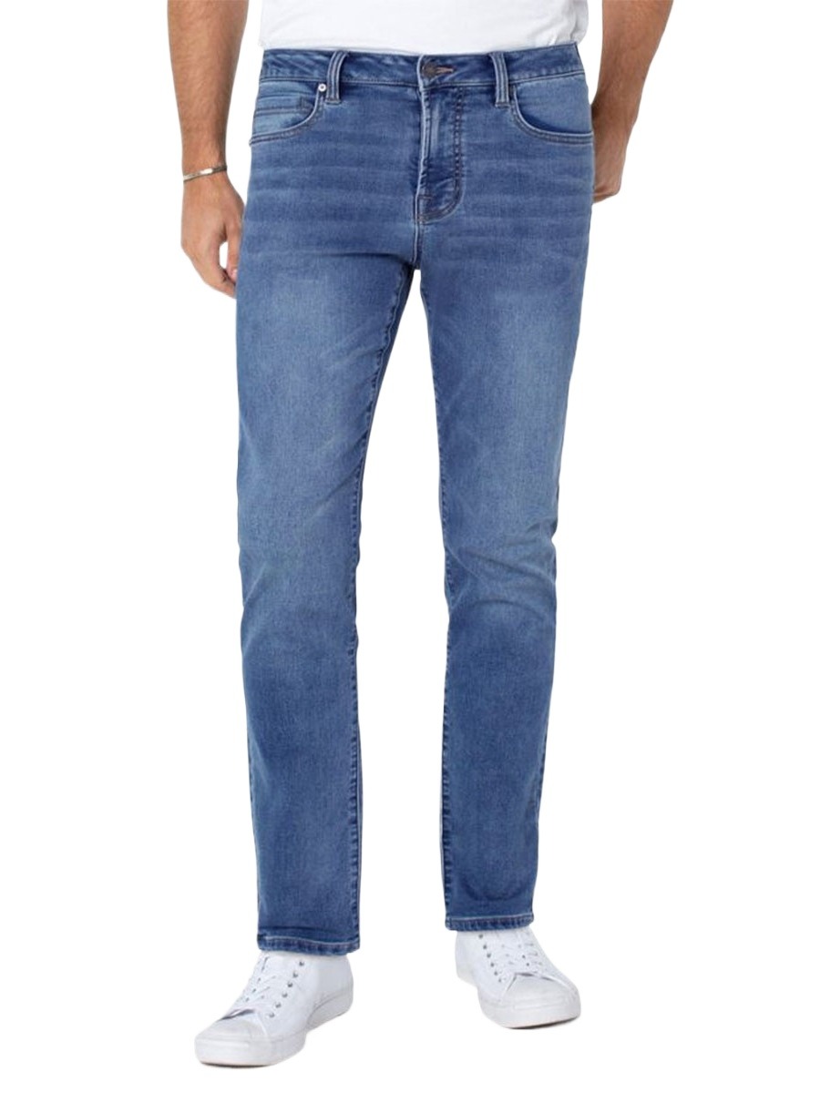 Picture of Light blue Jeans pant for men stylish 2024 new | Blue jeans pant for men | Navy blue pant for men high quality