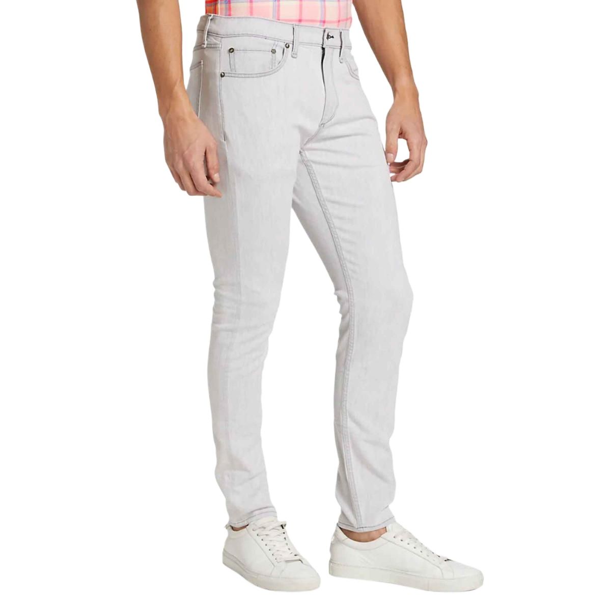 Picture of Off white jeans pant for men 2024 | High quality jeans pant for men low price | White jeans pant for men stylish