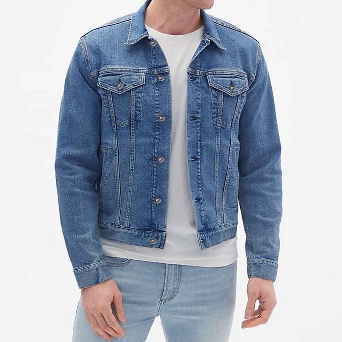 Picture of Winter collection for men denim jaket  Denim jacket for men stylish 2022 blue  denim jacket for men blue  jacket for men denim blue  blue jacket for men  denim jacket blue  jacket for men denim  jacket for men winter denim