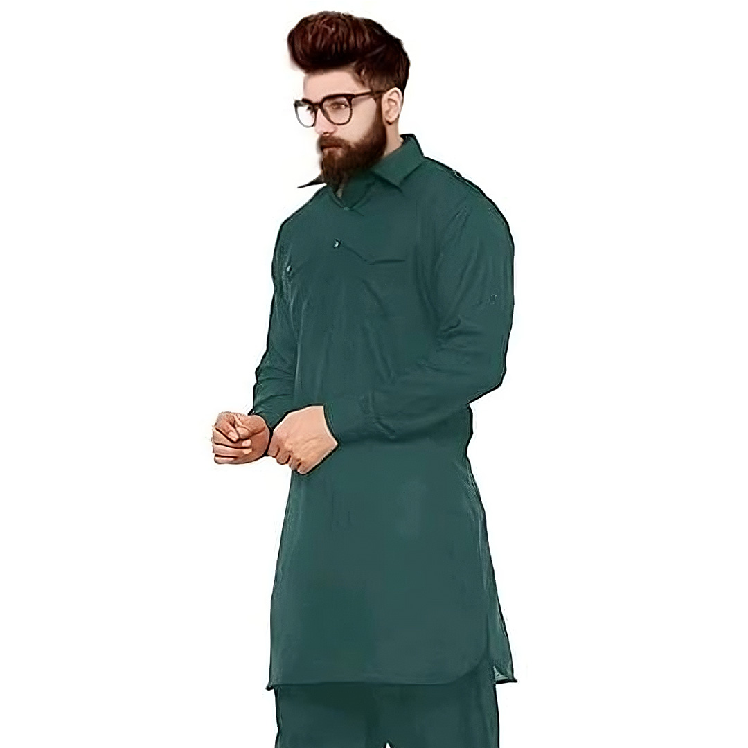 Picture of White kabli panjabi men brand | Kabli Panjabi for men white and black | High quality panjabi for men new collection 2024 stylist |