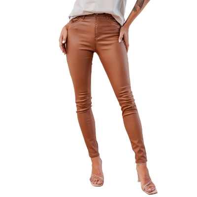 Picture of Leather pant for women high quality | Stylish ladies pant collection 2024 | high quality leather pants for women stylish at low price