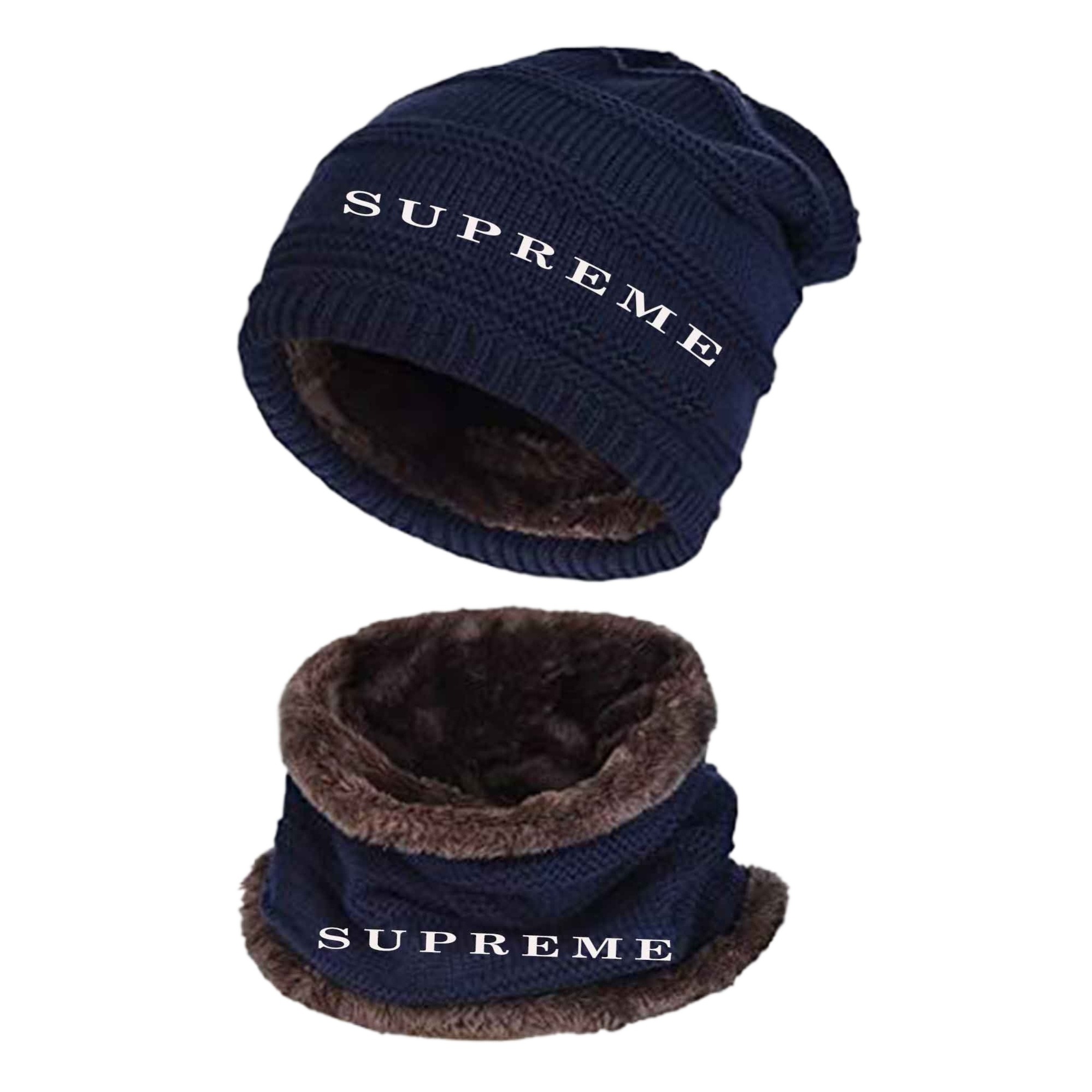 Picture of Winter cap for men new collection 2024 | Winter cap for men style | Winter cap for men 2 in 1 | Winter cap for men wool | winter cap for men blue | Winter cap for men navy blue | Winter cap for women blue