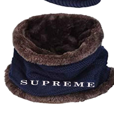 Picture of Winter cap for men new collection 2024 | Winter cap for men style | Winter cap for men 2 in 1 | Winter cap for men wool | winter cap for men blue | Winter cap for men navy blue | Winter cap for women blue