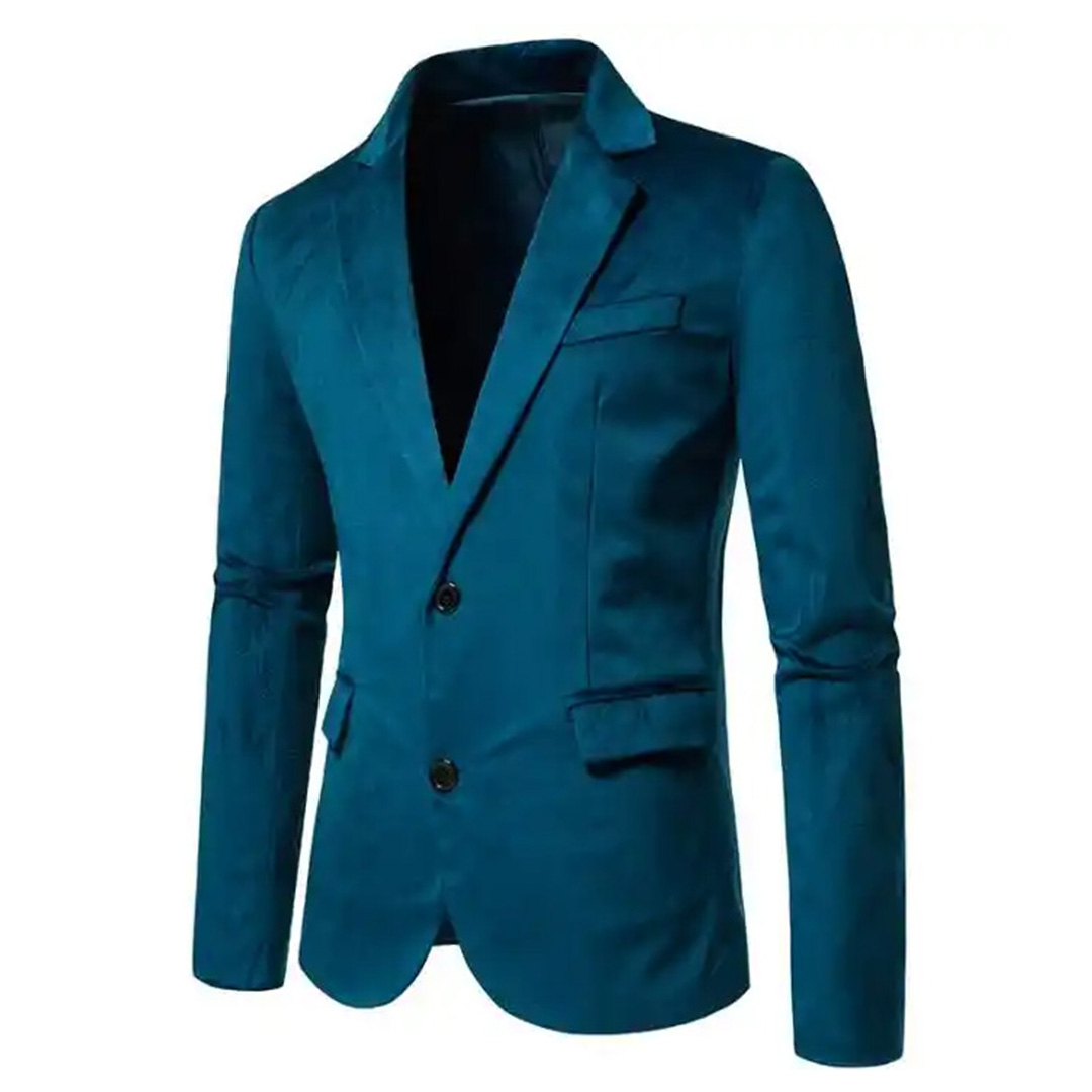 Picture of Blazer for men blue | Blazer for men brand | Blazer for men stylish petrol black color