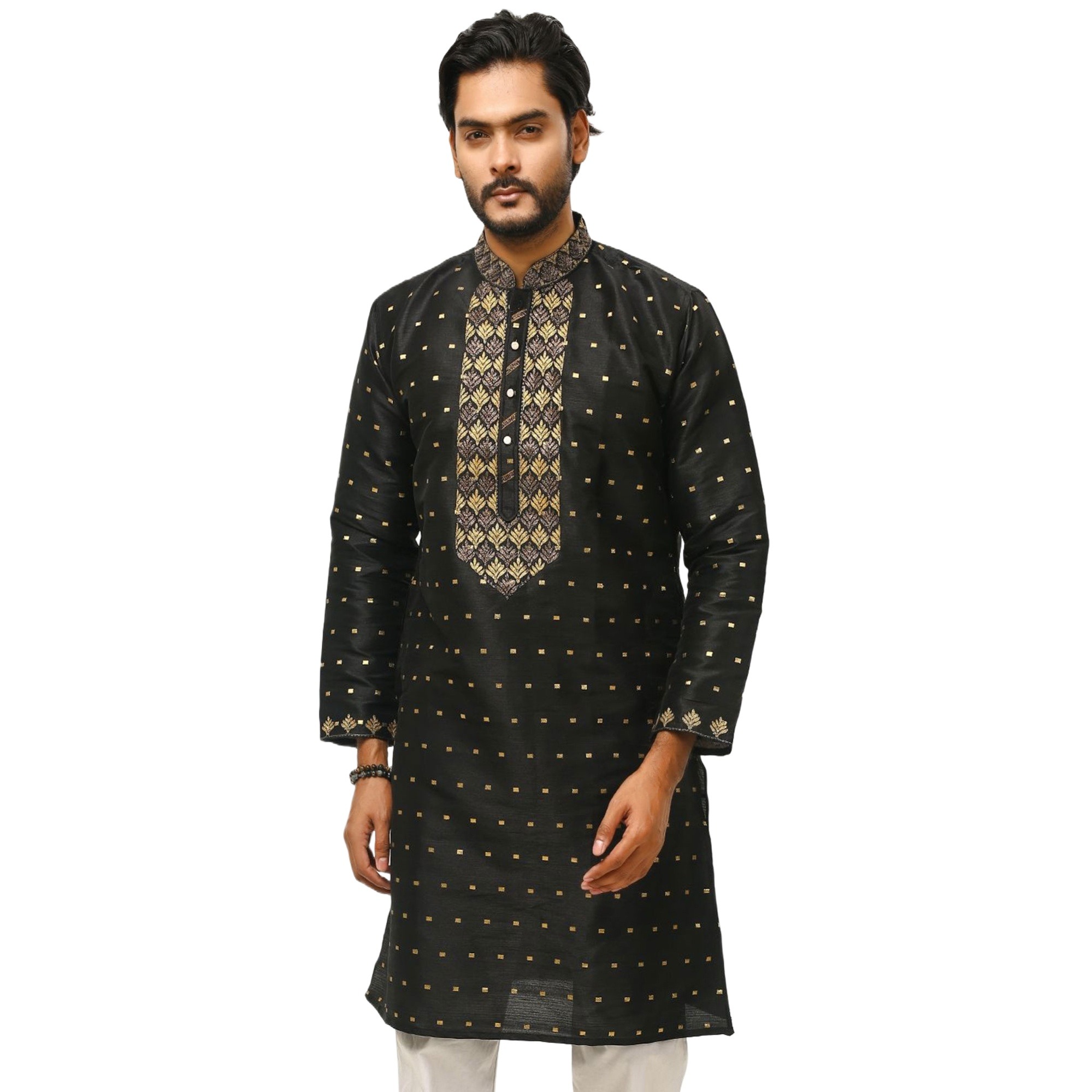 Picture of Premium blue panjabi for men new collection 2023 eid | Exclusive panjabi for men high quality price | Stylish indian panjabi for men