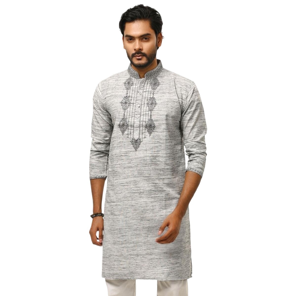 Picture of Exclusive panjabi for men new collection 2024 eid | Premium panjabi for men gray