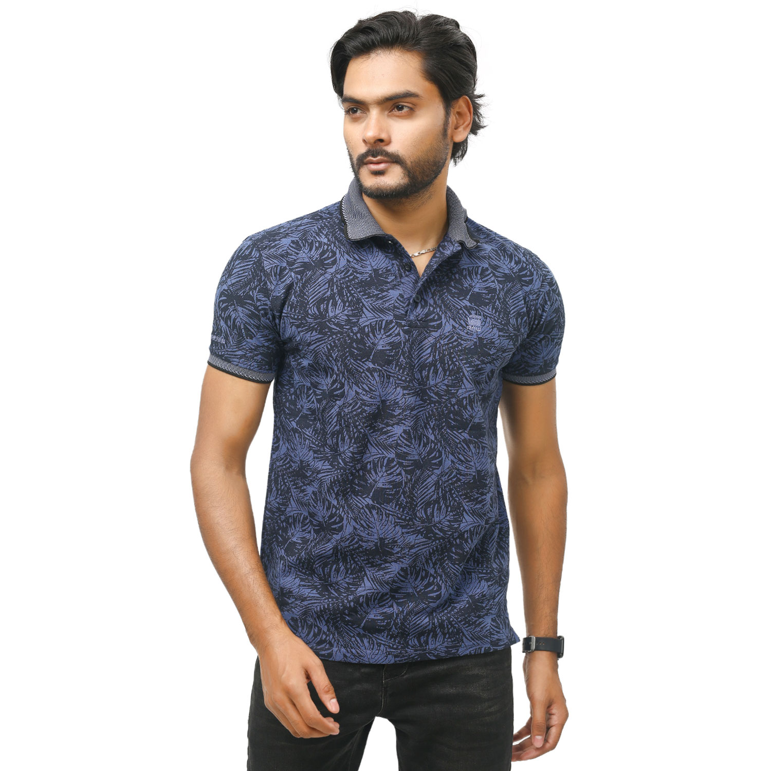 Picture of Premium polo t shirt for men new 2024 brand | Export quality polo t shirt for men blue colour